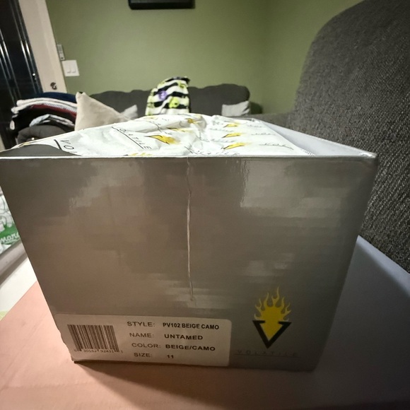 Volatile Tan Platform Sandals - Picture 3 of 4